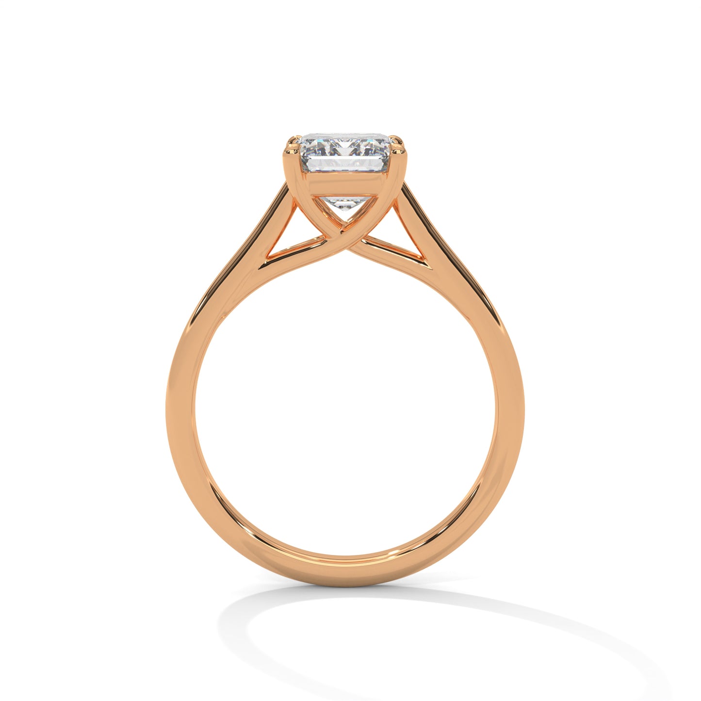 Classic Radiant Solitaire Ring