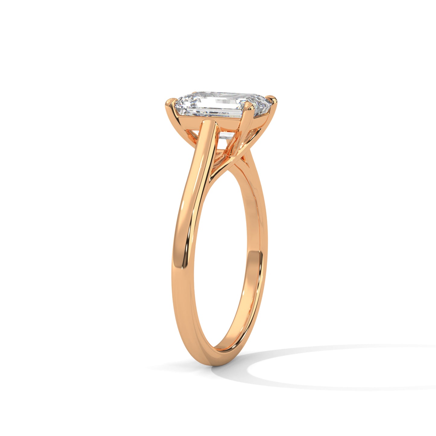 Classic Radiant Solitaire Ring