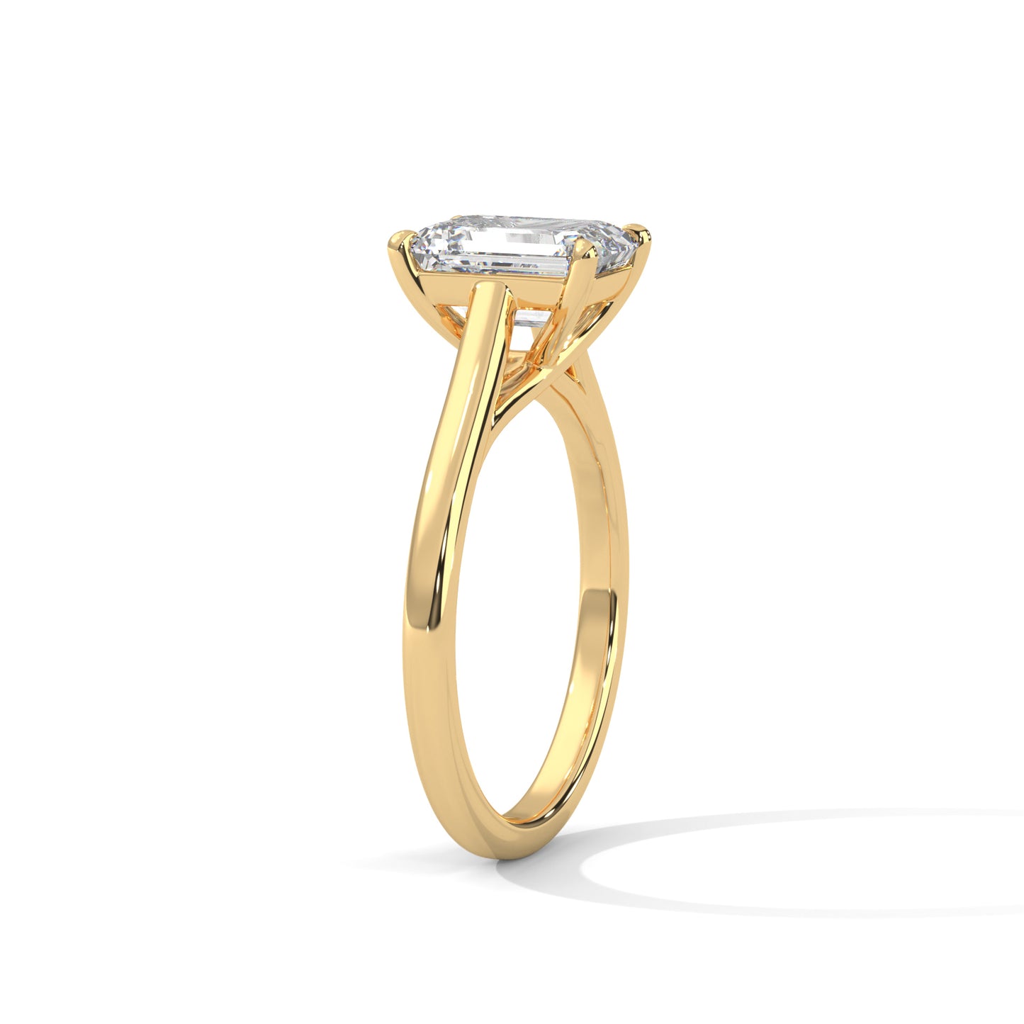 Classic Radiant Solitaire Ring