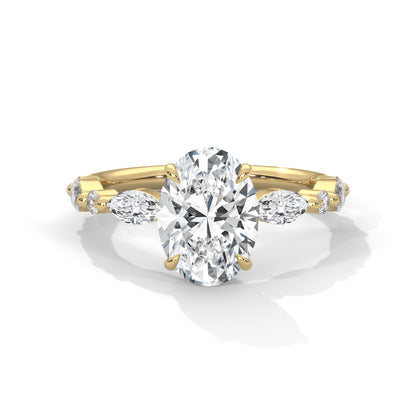 Oval Marquise Shoulder