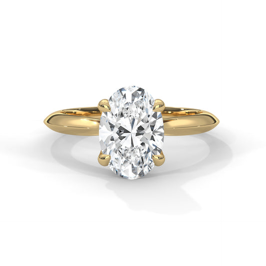 Classic Oval Solitaire Ring