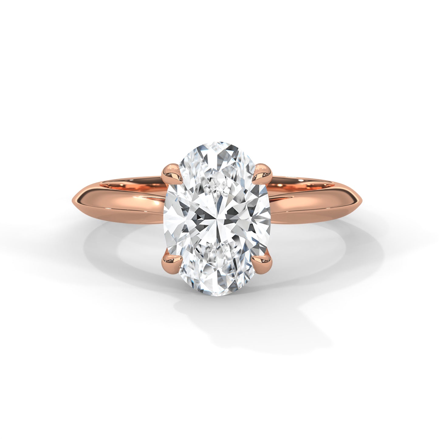 Classic Oval Solitaire Ring