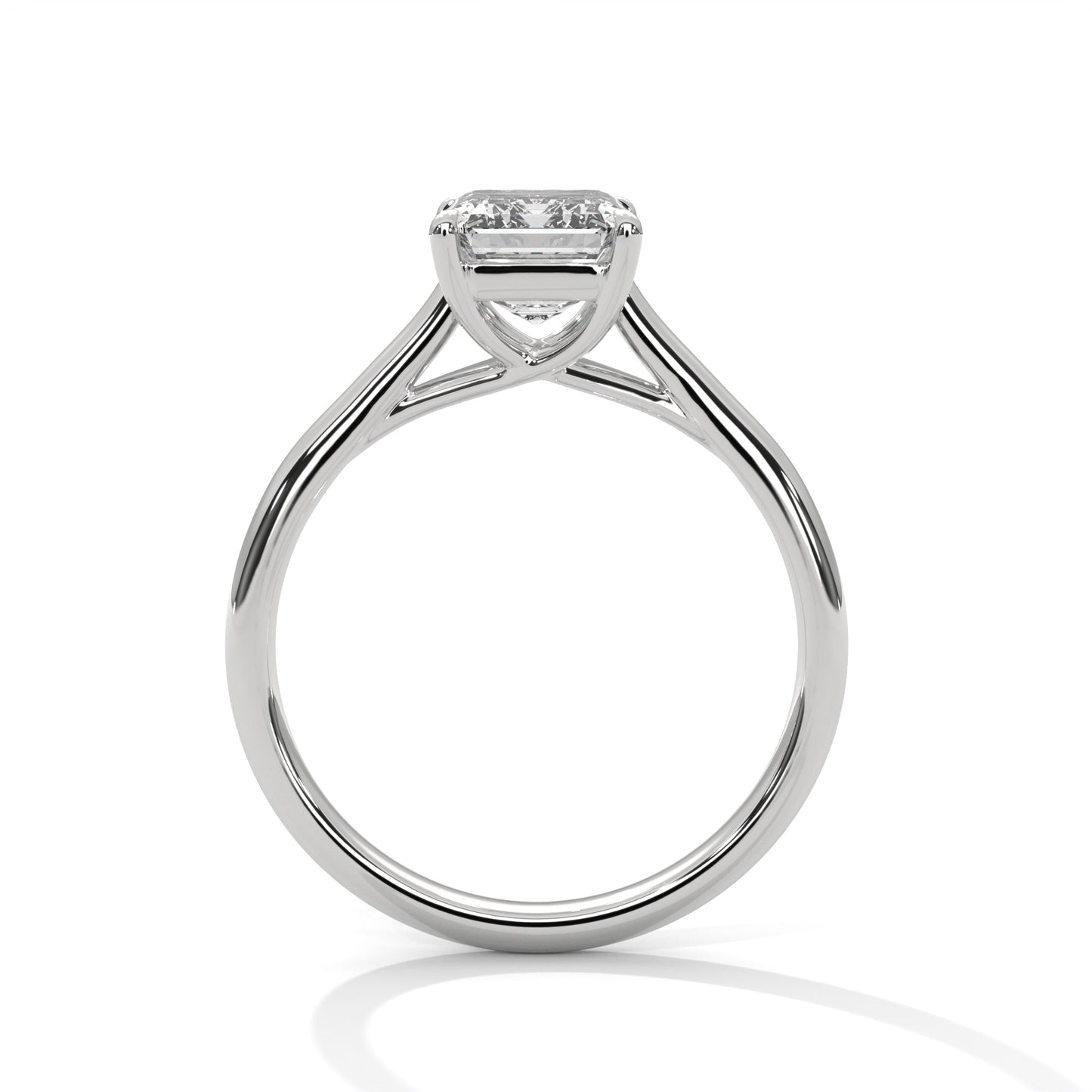 Classic Emerald Solitaire Ring