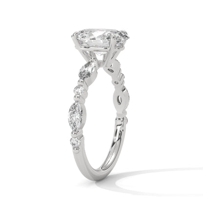 Oval Marquise Shoulder