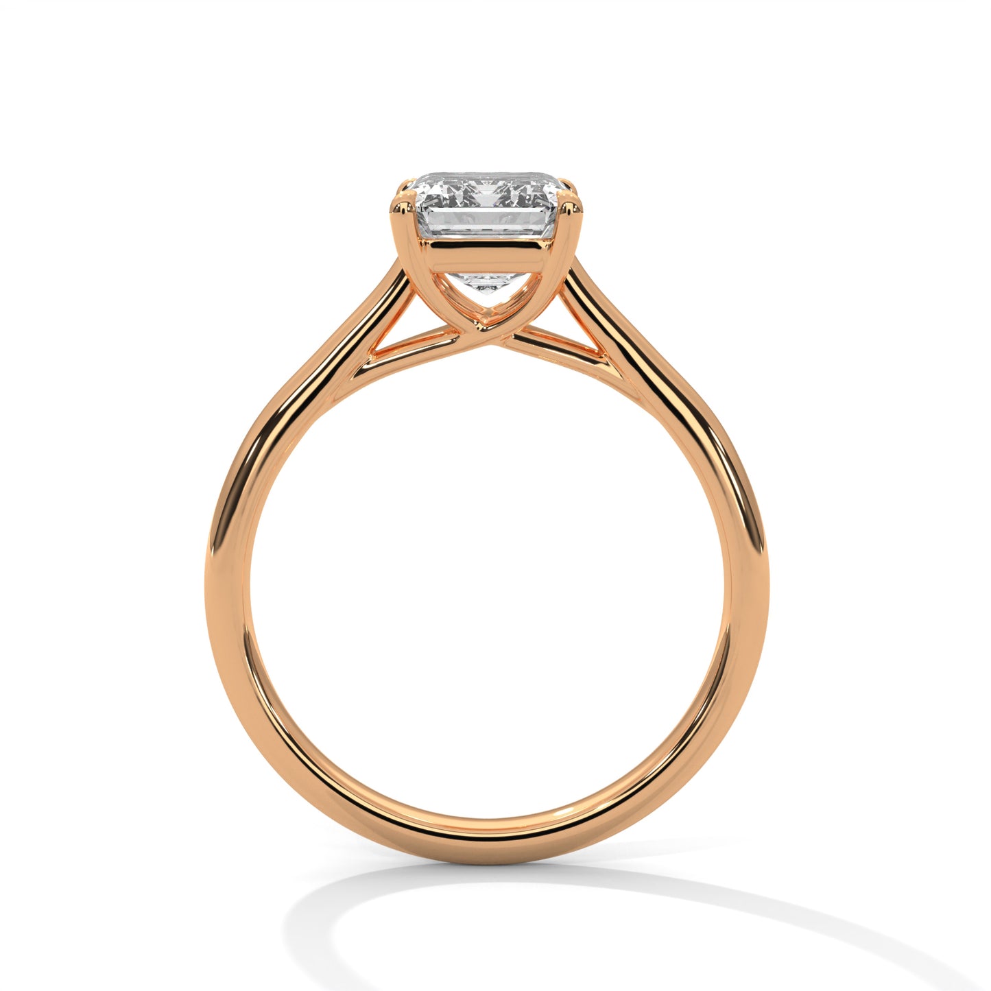 Classic Emerald Solitaire Ring
