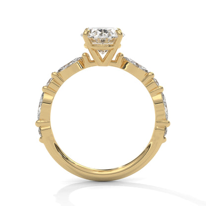 Oval Marquise Shoulder
