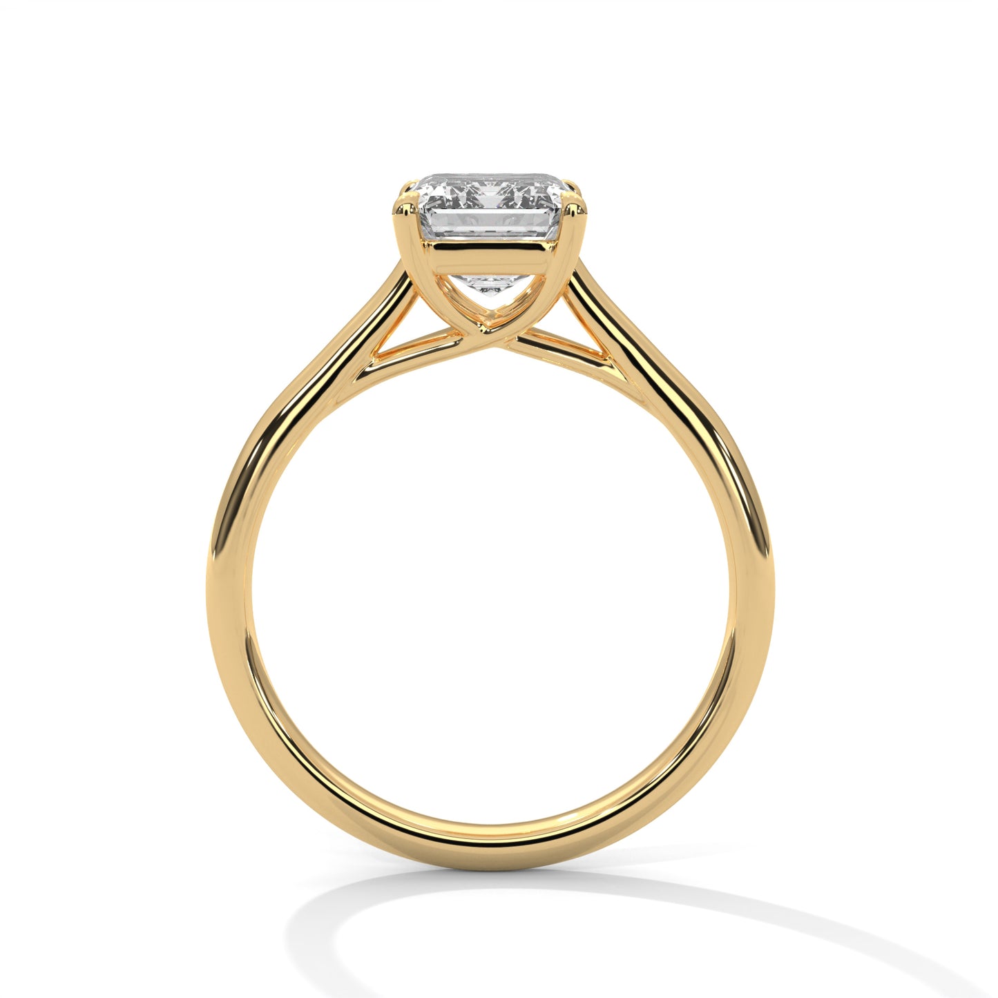 Classic Emerald Solitaire Ring