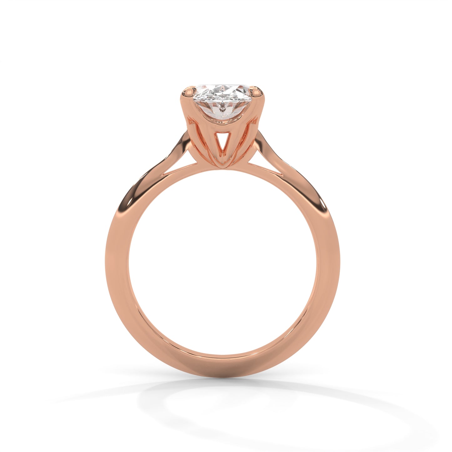 Classic Oval Solitaire Ring