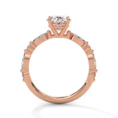 Oval Marquise Shoulder