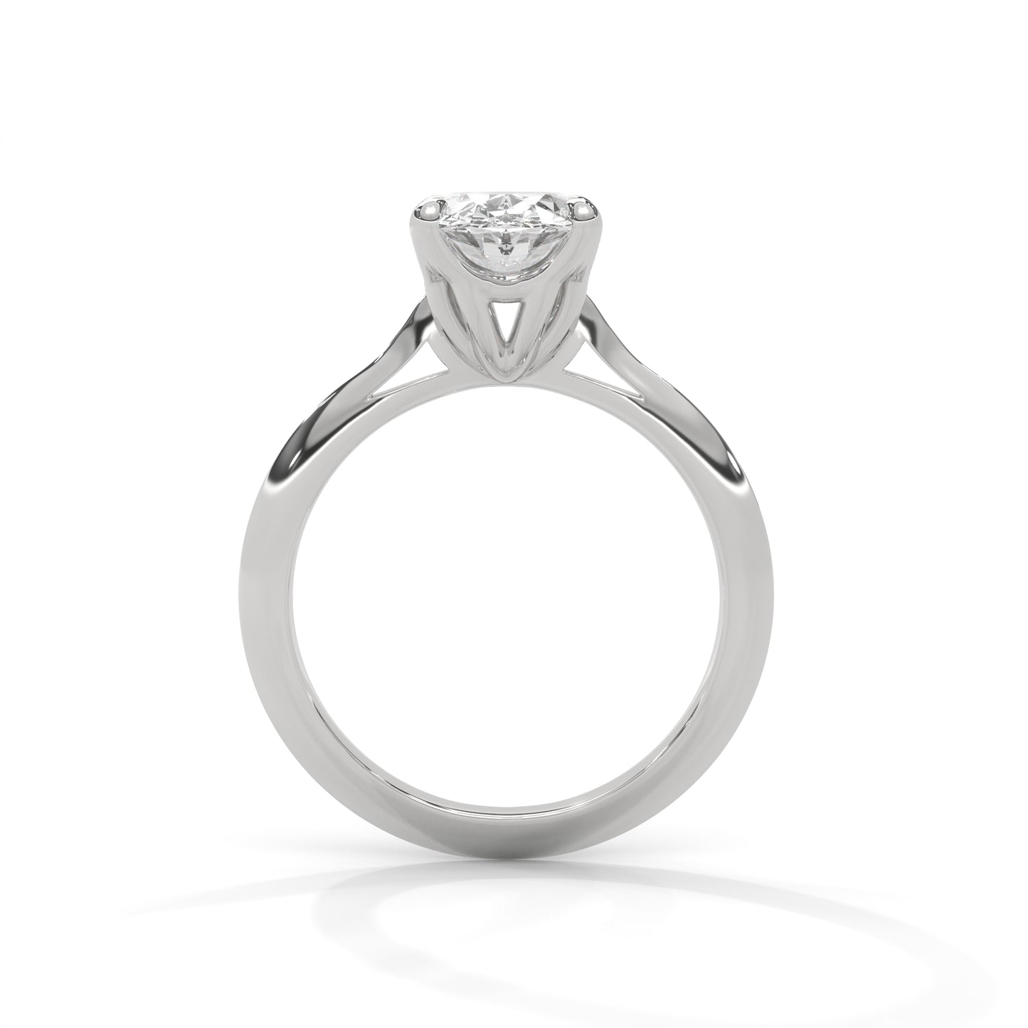 Classic Oval Solitaire Ring