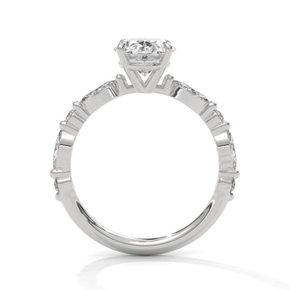 Oval Marquise Shoulder