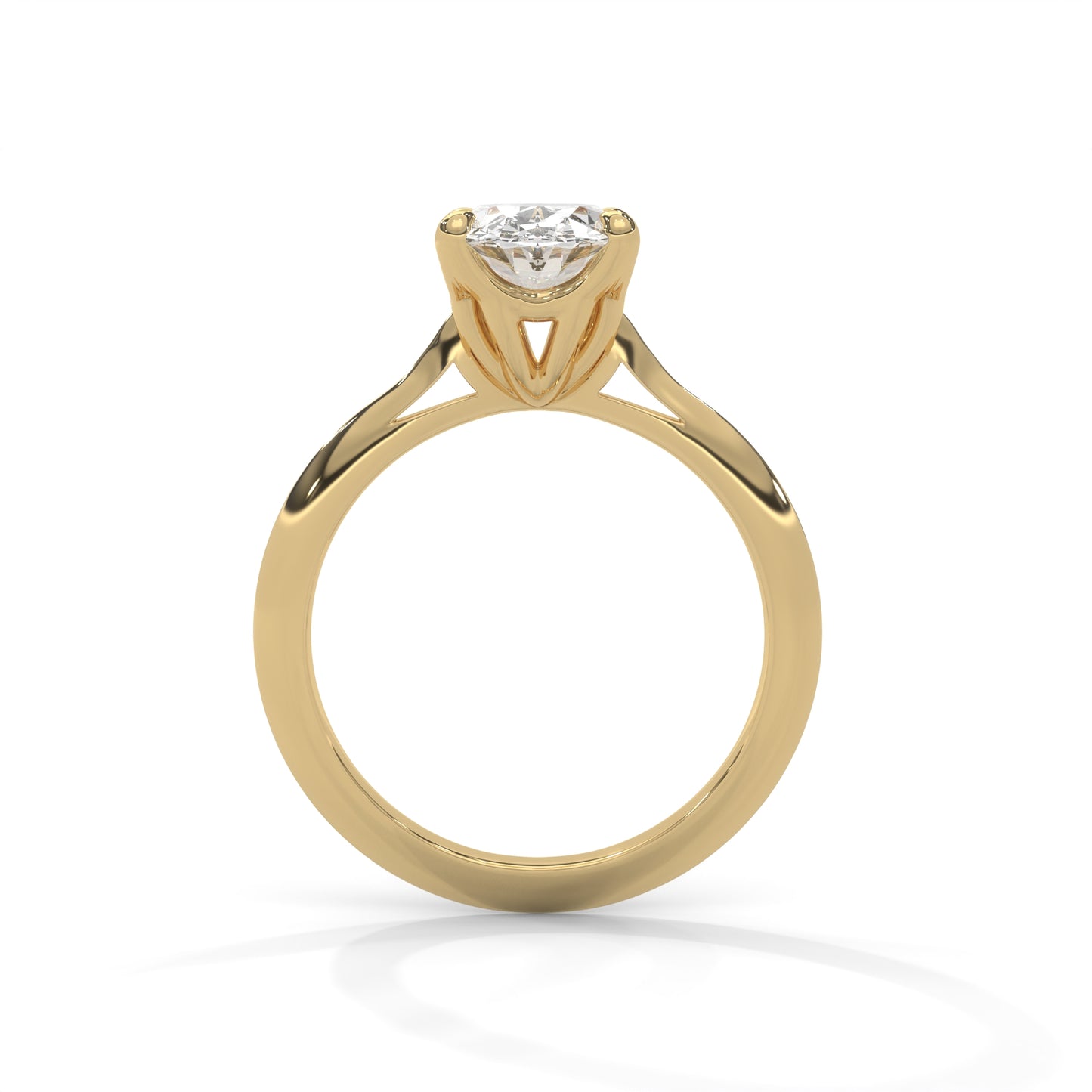 Classic Oval Solitaire Ring