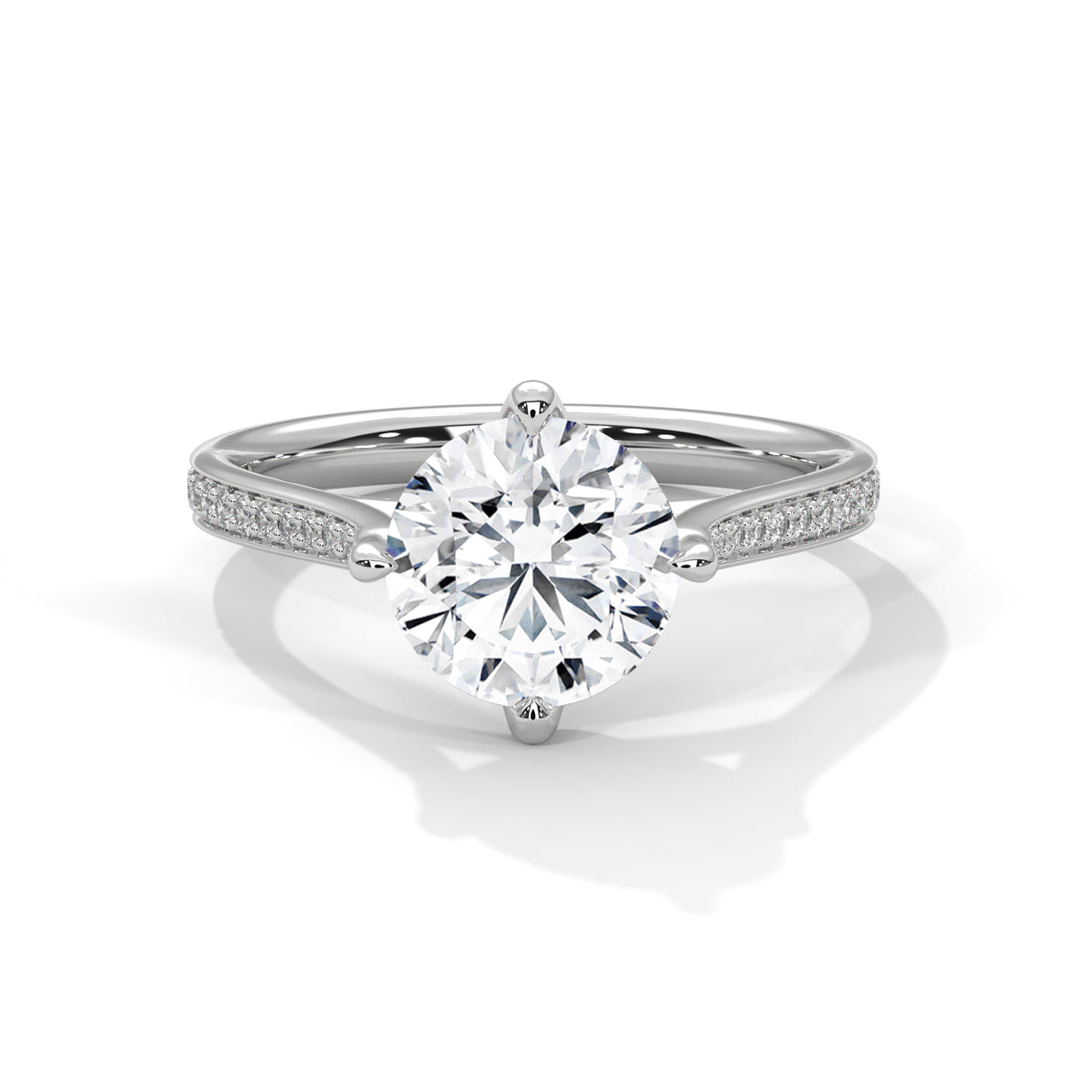 Round 4 Prong Pave set