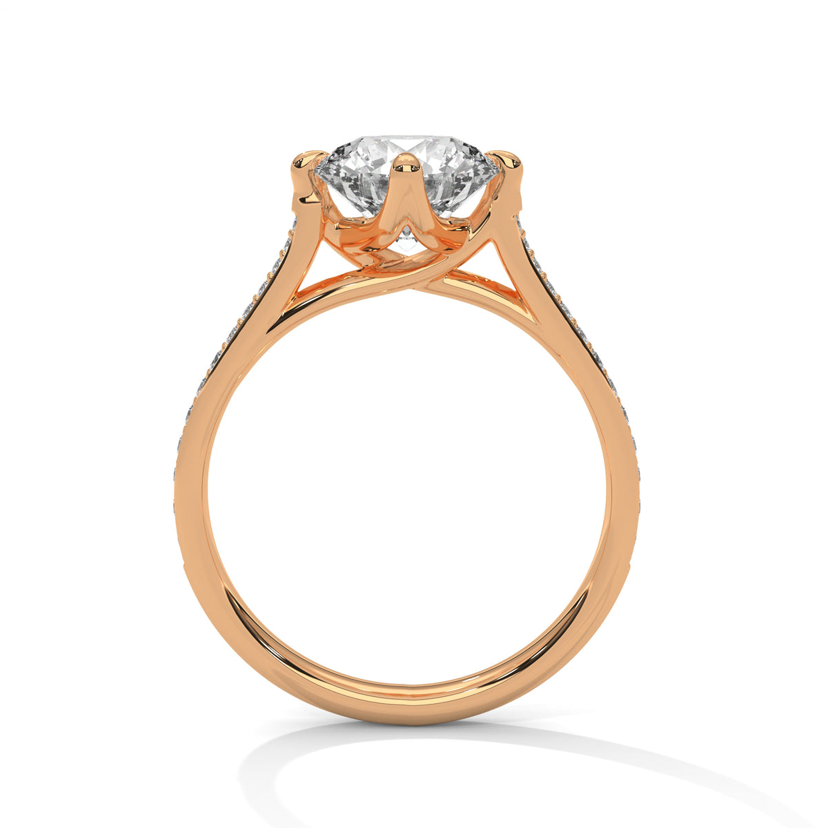 Round 4 Prong Pave set