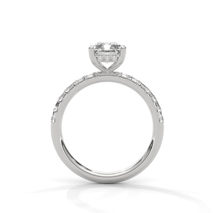 Radiant Hidden Halo Pave Set