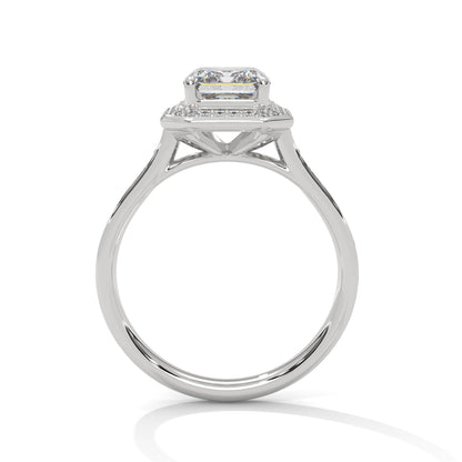 Emerald Halo Pave Set