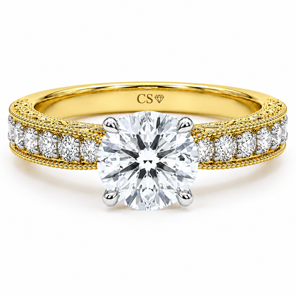 Surface Prong Pave Set