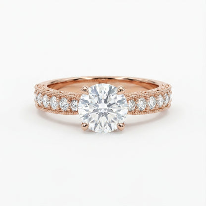 Surface Prong Pave Set