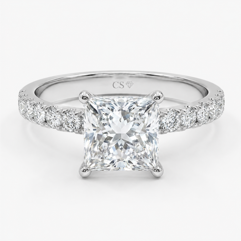 Princess Pave Set