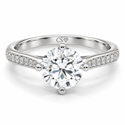 Round 4 Prong Pave set