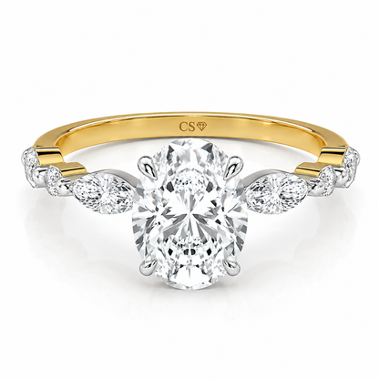 Oval Marquise Shoulder