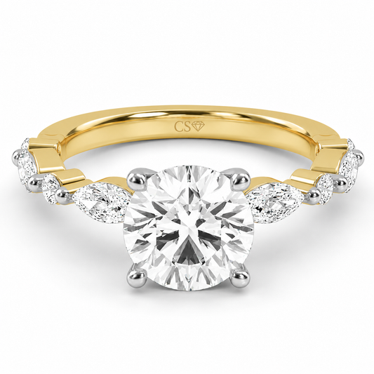 Round Marquise Shoulder