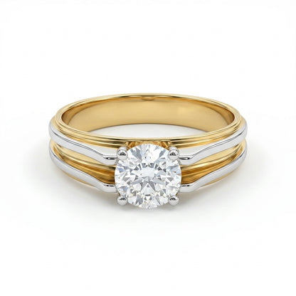 Orthodox Men's Solitaire Ring