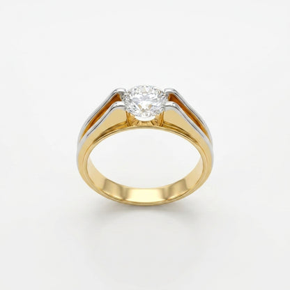 Orthodox Men's Solitaire Ring