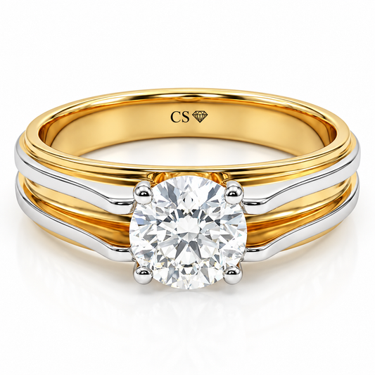 Orthodox Men's Solitaire Ring