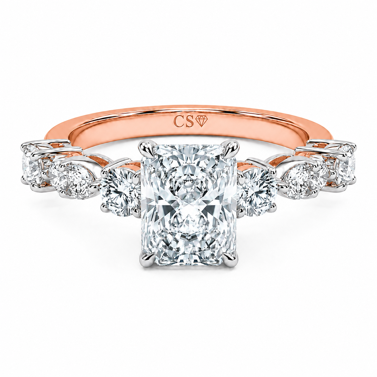 Radiant Round Marquise sides