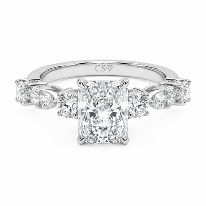Radiant Round Marquise sides