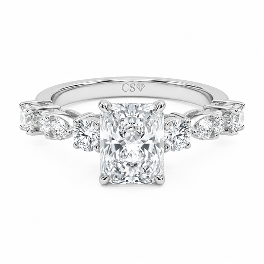 Radiant Round Marquise sides