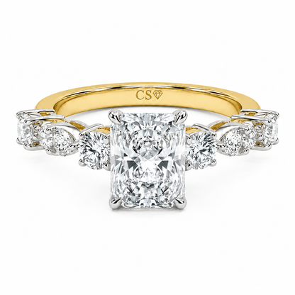 Radiant Round Marquise sides