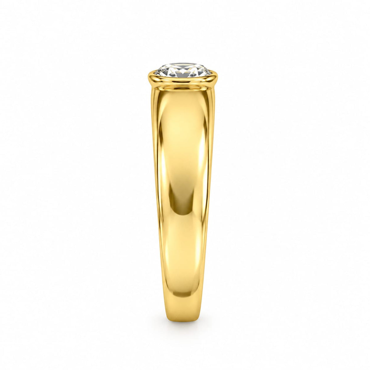 Classic Men's Solitaire Ring