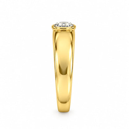 Classic Men's Solitaire Ring