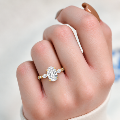 Oval Marquise Shoulder