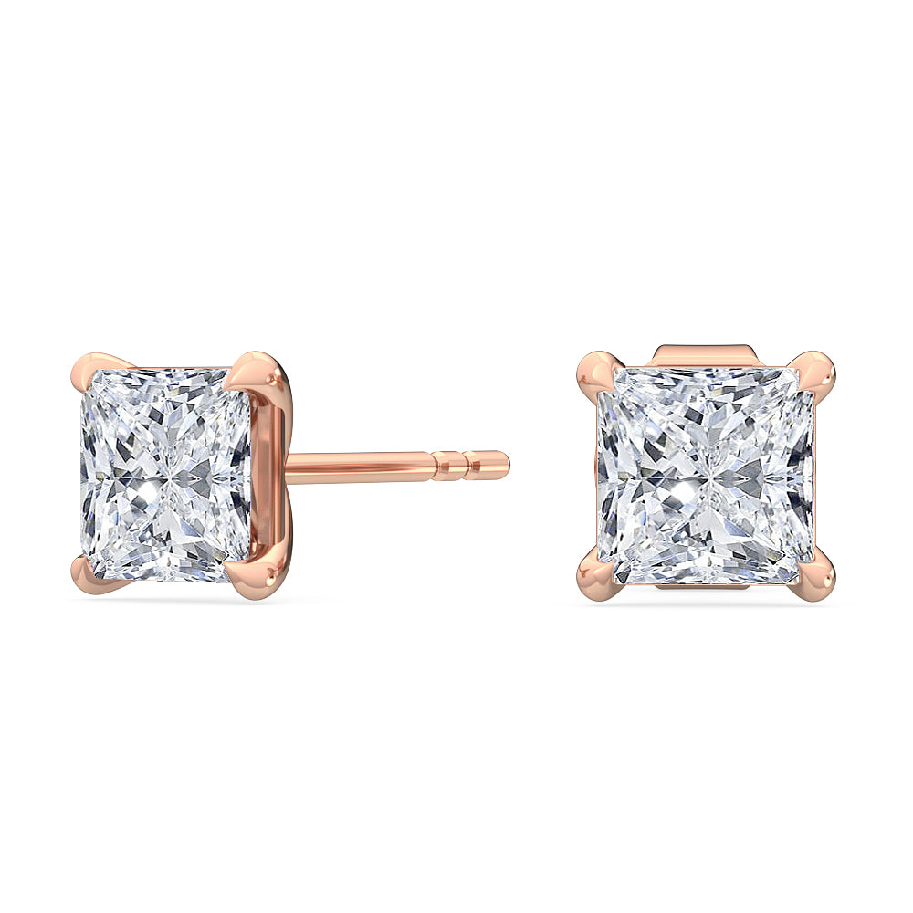 4 Prong Princess Studs