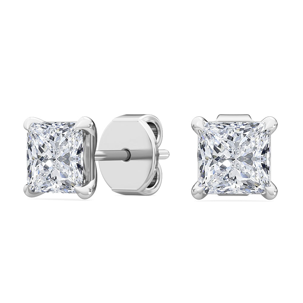 4 Prong Princess Studs