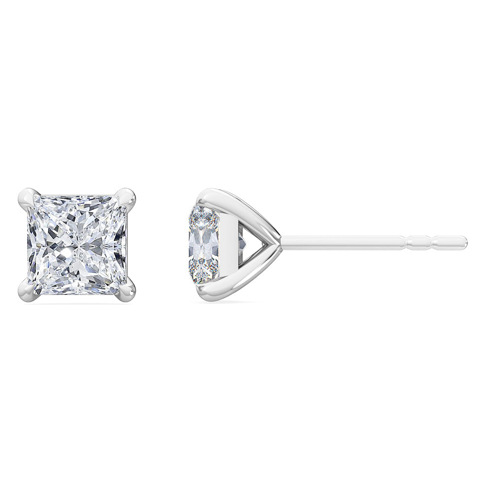 4 Prong Princess Studs