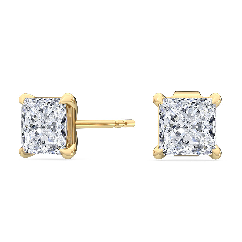 4 Prong Princess Studs