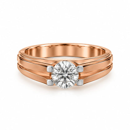 Handsome Men's Solitaire Ring