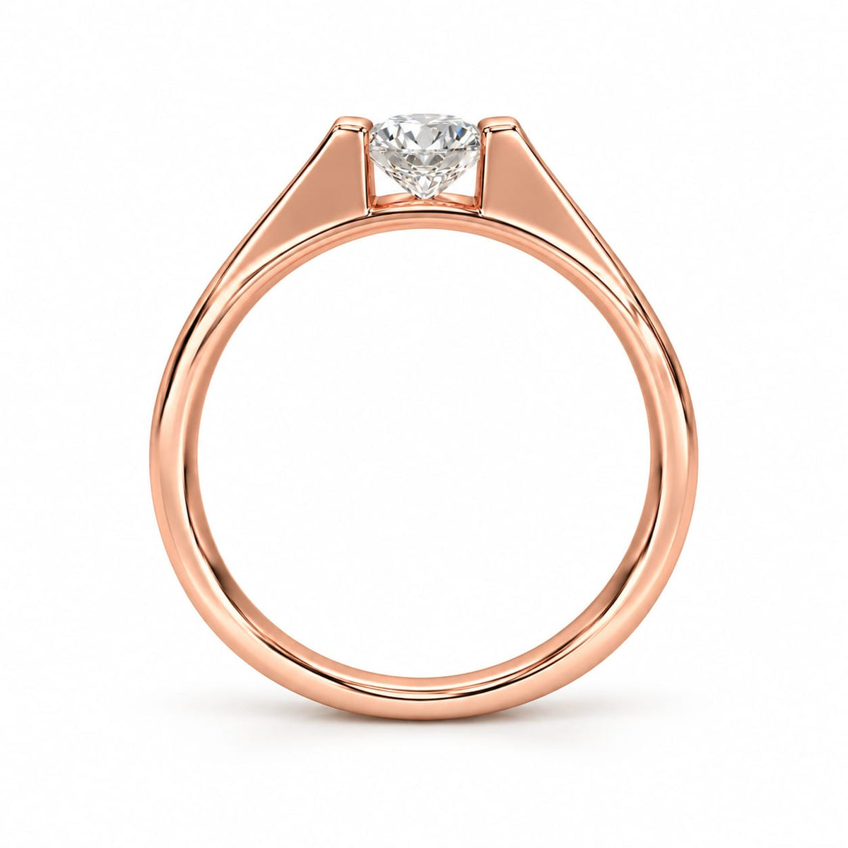 Handsome Men's Solitaire Ring