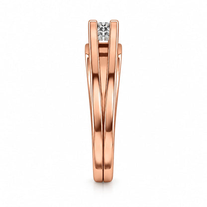 Handsome Men's Solitaire Ring