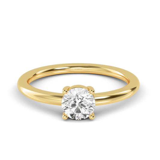 Basic Round Solitaire Ring