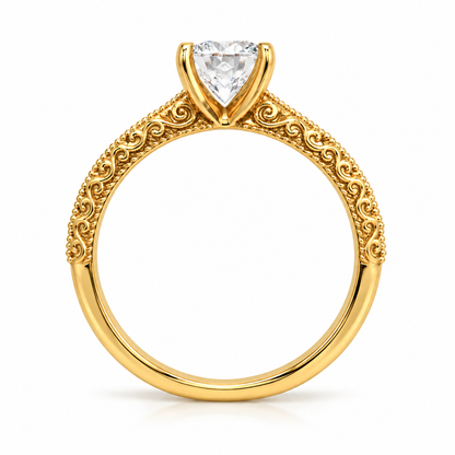Surface Prong Pave Set