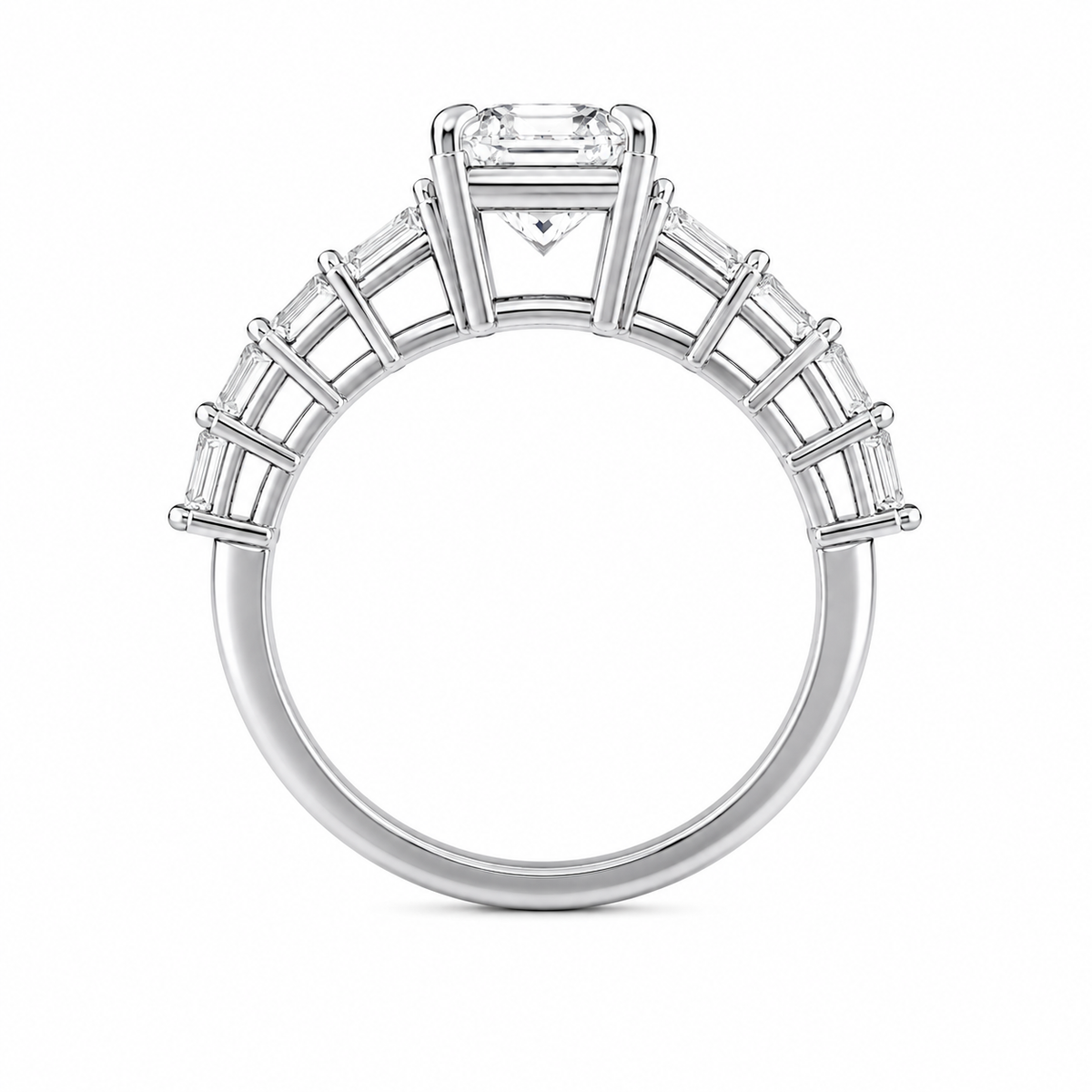 Round Scaloop Pave Set
