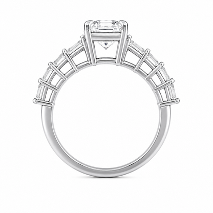 Round Scaloop Pave Set