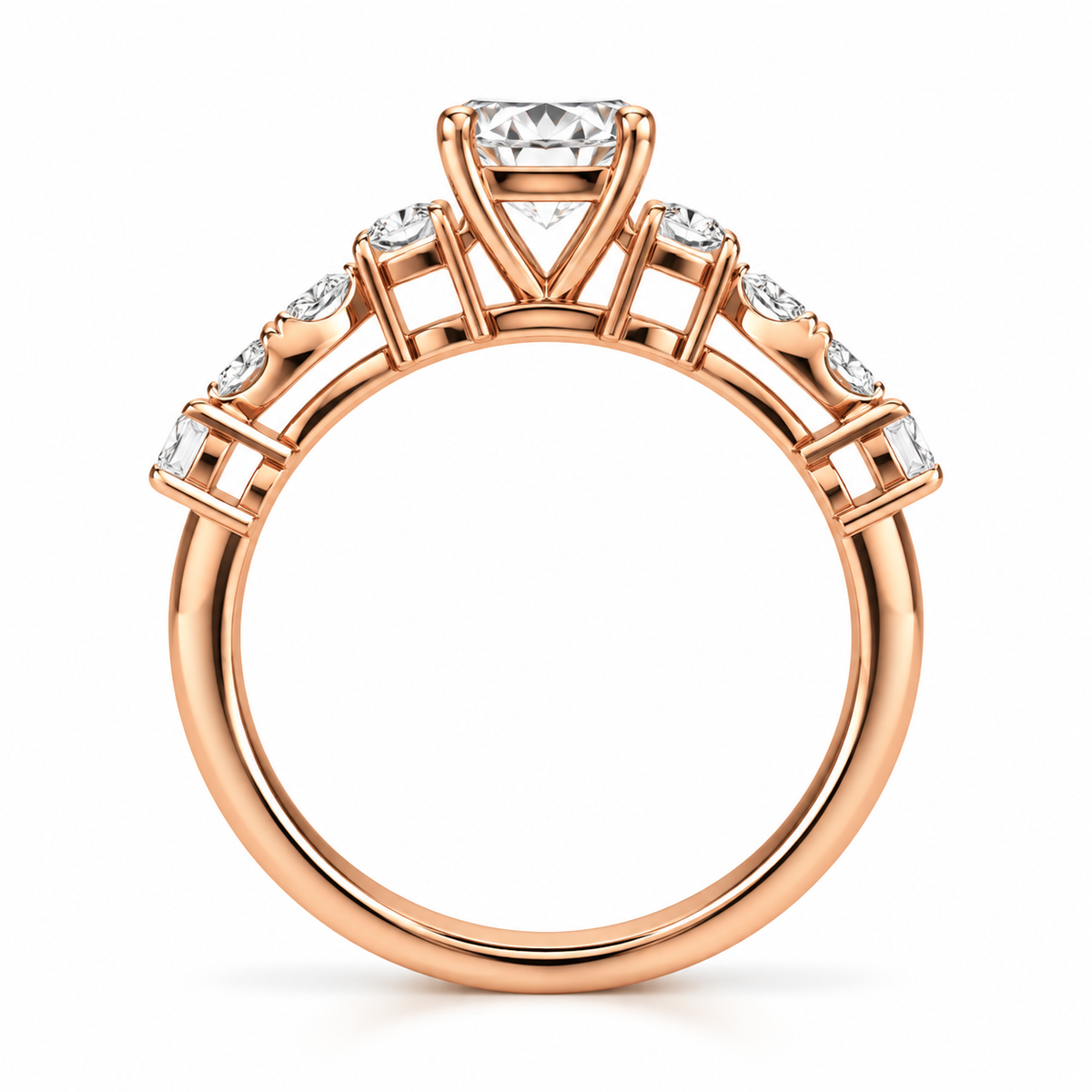 Radiant Round Marquise sides