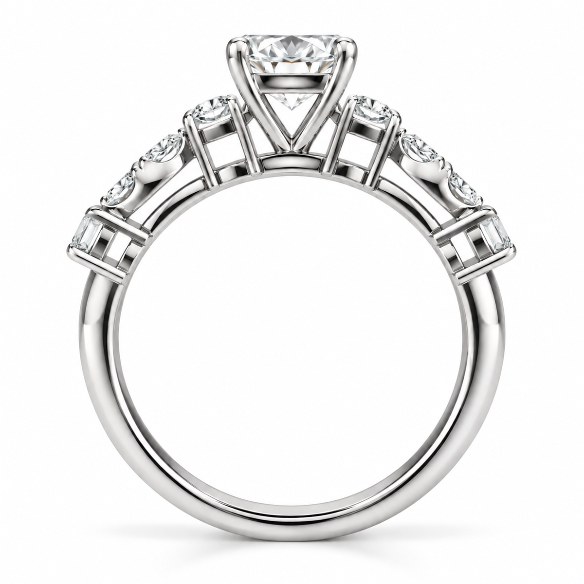 Radiant Round Marquise sides