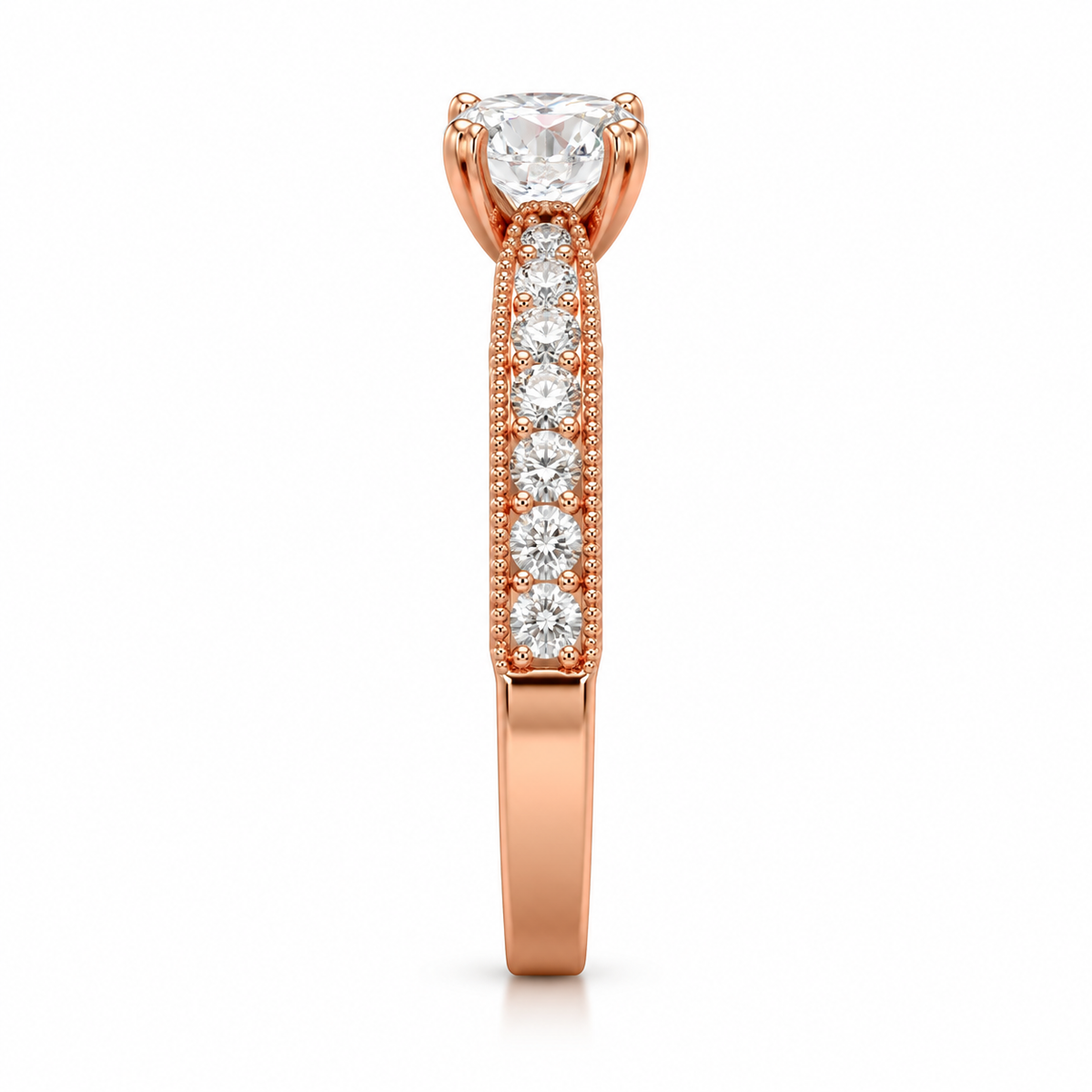 Surface Prong Pave Set